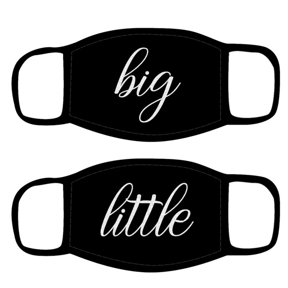Big Little Reveal IRON ON | Face Mask NOT Included - Picture 1 of 9